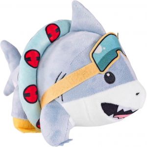 Mignon requin Jeff adorable maillot de bain en peluche avec lunettes et ceinture - parfait pour le jeu et les c&acirc;lins des enfants ! Le maillot de bain en peluche Land Shark - Neuf
