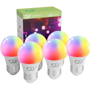 Ampoule Connectée Bluetooth Mesh Led E27 G150 18w 2880lm(Eq¿200w), Intelligente Dimmable Ampoule Multicouleurs Rgb + Blanc Chaud/Froid 2700k-6500k,Mode Musique¿Protégez Vos Yeux,Lot De 1 - Neuf