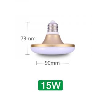 Lugh-15w Golden-Cold White 6000kampoule Led E27 220v Ufo,15w 20w 30w 40w 50w 60w,&Eacute;conomie D'&eacute;nergie,Ampoules Super Lumineuses Pour La Maison - Neuf