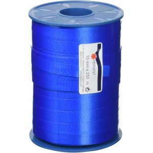 Ruban Paquet Cadeau Bleu Royal, 250 M De Bolduc Pour Emballage, Bolduc Largeur 10 Mm, Accessoire De D&eacute;coration & Bricolage Diy, Ruban D&eacute;coratif Pour Pr&eacute;sents, En Toute Occasion - Neuf