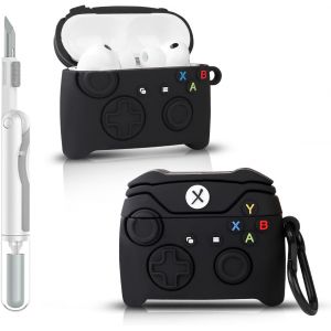 LORANKA-Housse pour AirPods Pro 3/Pro 3&egrave;me g&eacute;n&eacute;ration 2025 | Coque de protection en silicone | Conception de peau 3D mignonne | avec kit de nettoyage et mousqueton | &Eacute;tui multicolore pour &eacute;couteurs p - Neuf