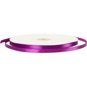 Ruban En Satin Violet Foncé De 6 Mm D'épaisseur Pour Emballage Cadeau D'halloween Pour Sacs Cadeaux,Cupcakes,Cheveux,Ballons,Décoration,Travaux Manuels - Neuf