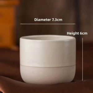 (Moyenne 200 ml - < 200 ml) Tasse à café vintage 100 ml/170 ml/200 ml en céramique Tasse à thé Cafés de style japonais Verres à boissons Espresso en grès pour restaurants Hôtels - Neuf