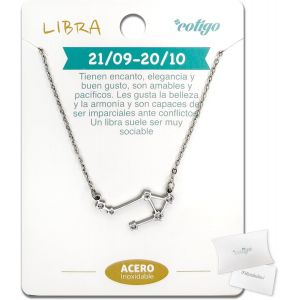 Kal-Collier Signe Du Zodiaque En Acier Inoxydable, 12 Colliers Constellations Avec Pendentif Horoscope En Zircon - Collier Femme Pour Bijoux D'astrologie - Neuf