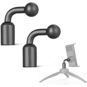 MEVRONISSHOP-Lot de 2 adaptateurs de montage vertical &agrave; boule de 6,35 mm vers 17 mm (alliage d'aluminium) - Neuf