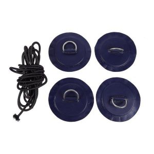 Ensemble De Coussinets D'anneau En D Pour Kayak De Qualit&eacute; Sup&eacute;rieure - Patchs En Pvc Durables Pour Une Fixation S&eacute;curis&eacute;e De L'&eacute;quipement Sur Les Kayaks, Cano&euml;s Et Planches De Sup - Neuf