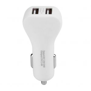 Chargeur Allume-Cigare Double Usb 5 V 2,4 A A Charge Rapide Pour Smartphone - Neuf