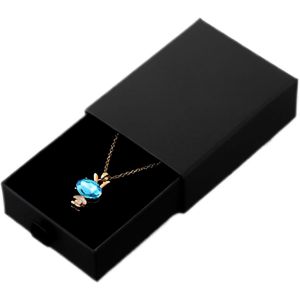 Bo&icirc;te-Cadeau De Bijoux Pr&eacute;sentoir &Agrave; Bijoux En Papier Bo&icirc;te-Cadeau 7x9x3cm Po Petite Bo&icirc;te-Cadeau Pour Collier, Boucles D'oreilles, Bague, Rangement De Bijoux - Neuf