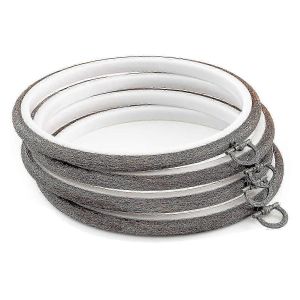 Lot De 4 Cerceaux &Agrave; Broder Ronds De 17 Cm,Cadre D'affichage,Anneau Pour Cerceau,Pour Loisirs Cr&eacute;atifs Et Couture - Neuf