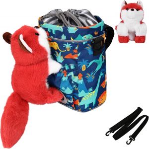 Panier De V&eacute;lo Enfant Avant Avec Peluche,Sac De V&eacute;lo &Eacute;tanche Avec Bretelles,Sac Guidon Pour V&eacute;lo Enfant Tricycle Trottinette.[O366] - Neuf