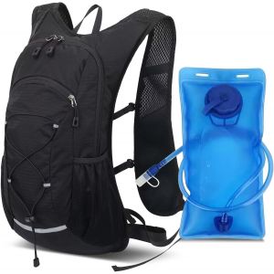 Eryi-Gilet De Course Pour Homme Et Femme Avec Sac À Dos D'hydratation De 2 L, Sangles De Poitrine Réglables, Sac À Dos Ultra Léger Avec Poche D'hydratation, Sac À Dos De Course Pour La Course, Le Cam - Neuf