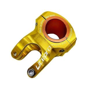 Potence De Vélo De Route Légère De 25,4 Mm ¿ Potence Courte Pour Guidon De 35 Mm, Alliage D'aluminium Durable, Finition Dorée - Neuf