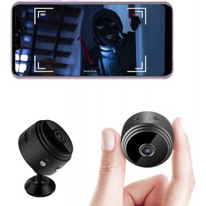 Mini Camera Espion sans Fil HD Spy - Surveillance WiFi avec Vision Nocturne et Detecteur - Neuf
