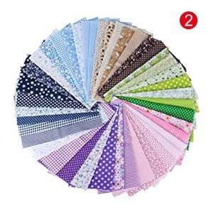 35/42/56pcs Tissu De Coton Imprim&eacute; Tissu Couture Tissus De Courtepointe Pour Travaux D'aiguille Diy Accessoires Faits &Agrave; La Main 2 - Neuf