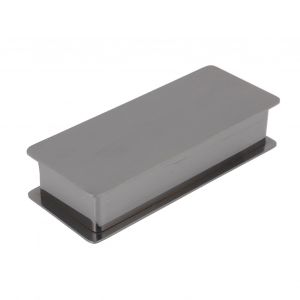 Hjlian Porte-Cure-Dents Rectangulaire En Acier Inoxydable Avec Couvercle Pour Maison, Bar, Hotel, Restaurant, Argent Et Noir - Neuf