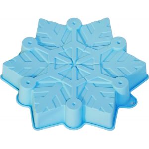 Kal-Moule À Gâteau En Silicone En Forme D'étoile, Flocon De Neige, Moule À Gâteau, Moule À Gâteau, Moule À Glace, Moule À Motif Flocon De Neige - Neuf