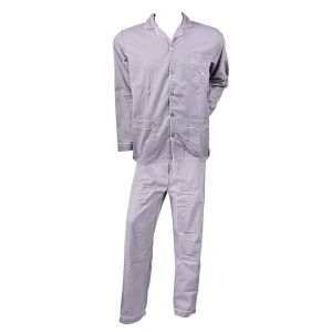 Pyjama Homme Long Chevignon Boutonn&eacute; Pacey Gris - Neuf