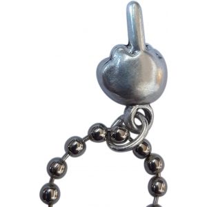 Kal-Porte-Cl&eacute;s Emoji Symbol Main En M&eacute;tal Argent&eacute;. Pendentif De Sac &Agrave; Dos Inspir&eacute; Des Mains &Eacute;motic&ocirc;nes Whatsapp. Id&eacute;e Cadeau Originale - Neuf