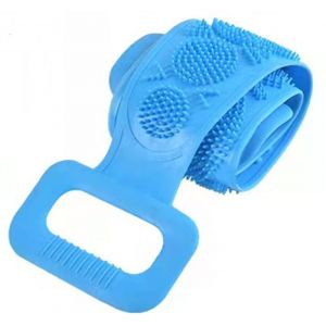 2pcs Bleu De Silicone De Salle De Bain Brosse Pour Le Corps, Silicone De Salle De Bain Brosse De Silicone De Douche &Agrave; L'arri&egrave;re De La Brosse, Exfoliant Corps De L'&eacute;purateur, - Neuf