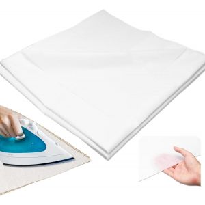 Mevronisshop-Entoilage Thermocollant 300 &times; 100 Cm Tissu Thermocollant Tissu Non Tiss&eacute; L&eacute;ger Pour Couture Renfort De V&ecirc;tements Plis &Agrave; Repasser Bricolage Et Diy Facile &Agrave; D&eacute;couper (Blanc) - Neuf