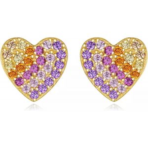 Kal-Boucles D'oreilles En Argent Sterling 925 Véritable Avec Motif Papillon Licorne Et Nacre Pour Fille - Neuf
