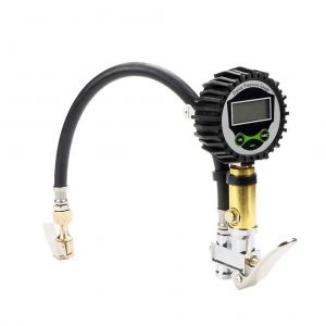 Manom&egrave;tre num&eacute;rique de pression des pneus 60 PSI, robuste avec mandrin en m&eacute;tal - Neuf