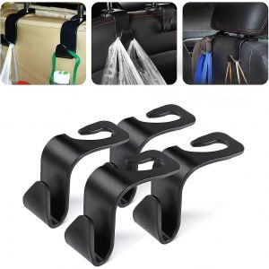 Gm Crochet De Si&egrave;ge D'auto, Crochet D'appui-T&ecirc;te De Voiture, Crochet D'appui-T&ecirc;te De Si&egrave;ge D'auto (4 Pi&egrave;ces) - Neuf