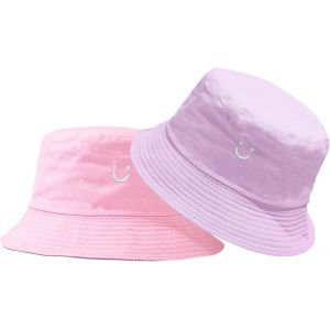 Chapeau De Soleil Pour Enfants,Chapeau Seau Pour Enfants Souriant,Chapeau De Soleil Pour Garçons,Chapeau Réversible Pour Tout-Petits,Chapeau De Soleil À Large Bord Pour Filles De 2 À 8 Ans.[Z380] - Neuf