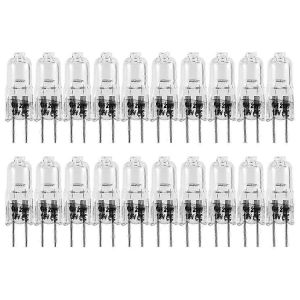 20 Ampoules Halogènes G4 Pcs,Ampoules Halogènes 20w 12v Ampoule De Lampe Transparente À 2 Broches,Pour L'éclairage De La Cuisinière,Signal - Neuf
