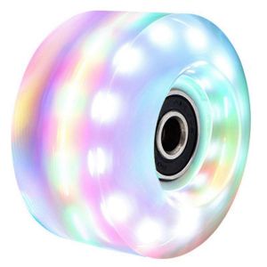 1 pcs patin &agrave; roulettes roues 58mm x 32mm lumineux quad roulettes planche &agrave; roulettes patins &agrave; roulettes lumi&egrave;res roues color&eacute;es - Neuf