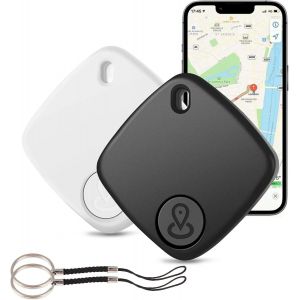 KAL-Traceur Localisateur Gps Bluetooth 4G Compatible Avec L¿App Localiser Apple (Ios Seulement, Android Non Pris En Charge), Localisateur Pour Clés, Valises, Portefeuilles, Et Autres Objets, 2-Pack - Neuf