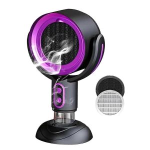 Ventilateur purificateur, filtre amovible et lavable, ventilateur portable Smokeaway pour fumee, purificateur Smoke Away Fa - Neuf