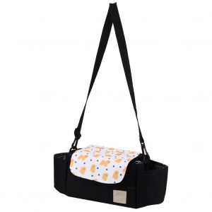 Sac De Rangement Universel Pour Poussette, Sac A Langer, Grand Panier Pour Poussette (Chien Jaune) - Neuf