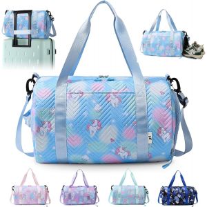 RFCBC-Sac De Sport, Sac De Sport Femme, Sac De Yoga Licorne, Sac De Gym, Sac d'Entraînement - Unisexe (1, Blau, L) - Neuf