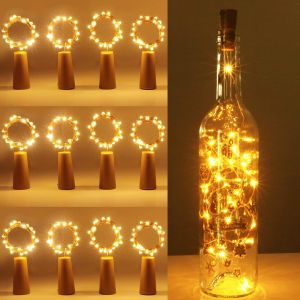 KAL-Lot De 12 Guirlande Led À Pile, 2M 20 Mini Led Guirlande Lumineuse Pile Étanche Pour Intérieur,Chambre, Bouteille, Mariage, Fête, Noël Décoration - Neuf
