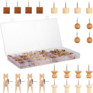 Chenquansarl-220 Pi&egrave;ces Puna S En Bois - Puna S Tableau Li&egrave;ge - Puna S Pour Tableau En Li&egrave;ge Avec Bo&icirc;te De Rangement - Pour Photos - Artisanat - Panneau De Li&egrave;ge (6 Styles) - Neuf