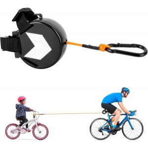 Barre Traction Velo Enfant, Universel Automatiquement Corde De Remorquage De Vélo Rétractable, Tire Velo Câble De Traction, Barre De Traction Velo Pour Cable, Vtt, Traction Jusqu'à 265lb.[F818] - Neuf