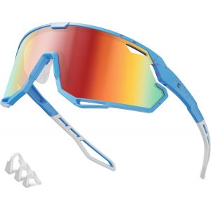 Lunettes De Soleil De Cyclisme Pour Homme Et Femme ¿ Protection Uv400 ¿ Lunettes De Sport Pour Course À Pied, Baseball, Vtt, Golf, Softball[Z3146] - Neuf