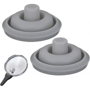 2 pi&egrave;ces Cocotte minute,Joint cocotte minute,Bouchon en silicone pour accessoires d'autocuiseur,Haute &eacute;tanch&eacute;it&eacute; &agrave; l'air,Convient pour remplacer la vanne de gaz de l'autocuiseur - Neuf
