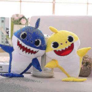Jouet en peluche pour b&eacute;b&eacute; requin de 10 pouces, cadeau id&eacute;al pour gar&ccedil;ons et filles (bleu) Hy - Neuf