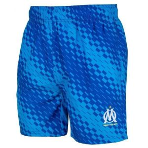 S - Short De Bain - Olympique De Marseille - Om - 100% Polyester Microfibre - Bleu - Homme - Neuf