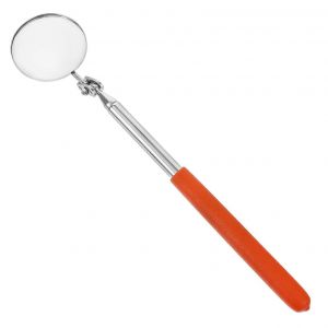 Ensemble de miroirs d'inspection t&eacute;lescopiques, outil d'inspection automobile en 3 pi&egrave;ces avec miroir rond pivotant pour l'entretien des v&eacute;hicules - Neuf