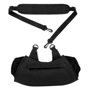 Football Chauffe-Mains Poche Avec Poche Zipp&eacute;e, R&eacute;glable Coupe-Vent Sportif De La Main D'un Manchon Pour Le Froid - Neuf