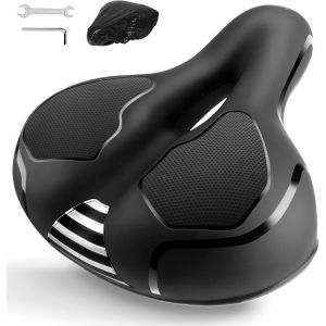 Selle Velo Confortable,Selle Vtt Gel Selle De Vélo Avec Fonction D'amortisseur,Accessoire Velo Pour Homme Femme Vtt Vélos/Velo Electrique/Vélo De Route.[I2] - Neuf
