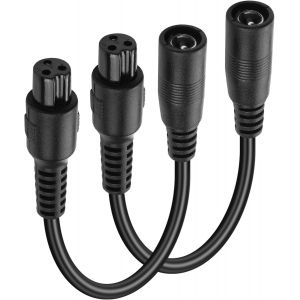 Câble Adaptateur d'alimentation DC vers M12,2 Paquets Câble d'alimentation DC 5,5mm x 2,1mm Femelle vers M12 Aviation Plug¿15cm¿ - Neuf
