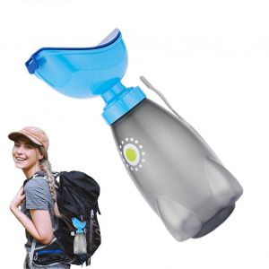 dispositif urinaire etanche pour femmes, design ergonomique bleu - Neuf