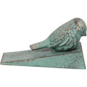 Butoir De Porte Fonte R&eacute;tro Avec D&eacute;coration Oiseau Porte Pour Int&eacute;rieur Et Ext&eacute;rieur - Neuf