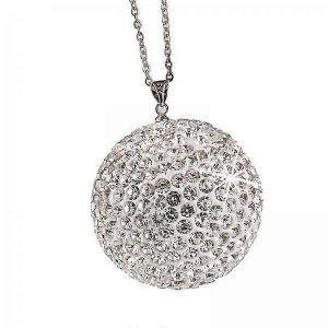 Crystal Ball Cars Charms Cars Pendants For Ornament Back White - Neuf