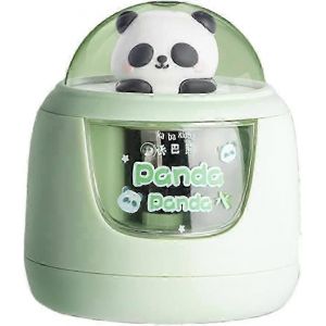 Taille-Crayon Électrique Pour Enfants Aiguiseurs De Lame Hélicoïdale Robustes Deux Modes D'alimentation Étui En Silicone Amovible (Panda)-Good - Neuf