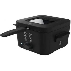Friteuse Électrique CleanFry Infinity 3000 Black. 3 L, Jusqu¿à 190 ºC, Minuterie, Cuve Émaillée qui convient pour un nettoyage dans le Lave-vaisselle, Filtre OilCleaner, 2400 W. - Neuf